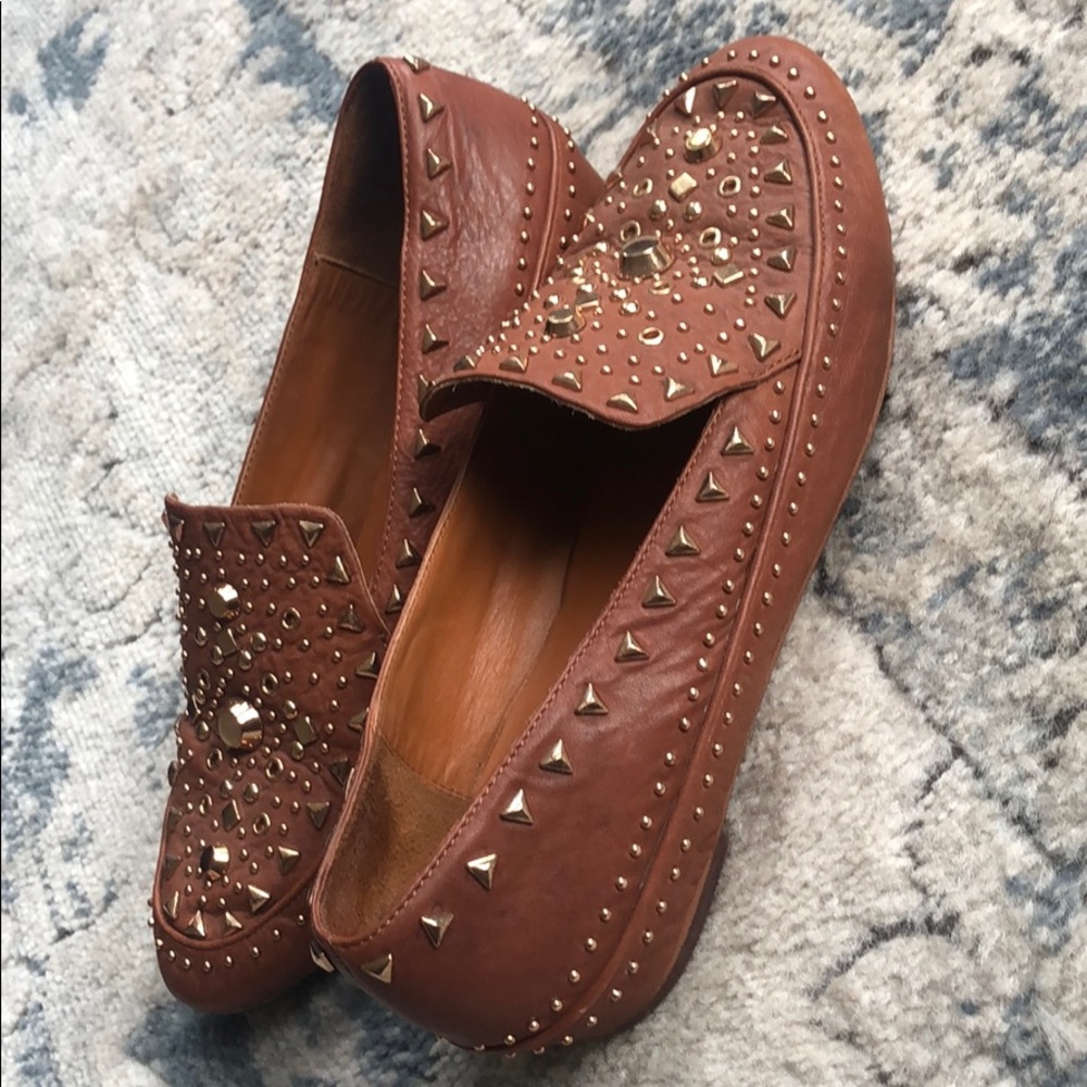 Ivy kirzhner loafers brown and gold - Picture 7 of 7